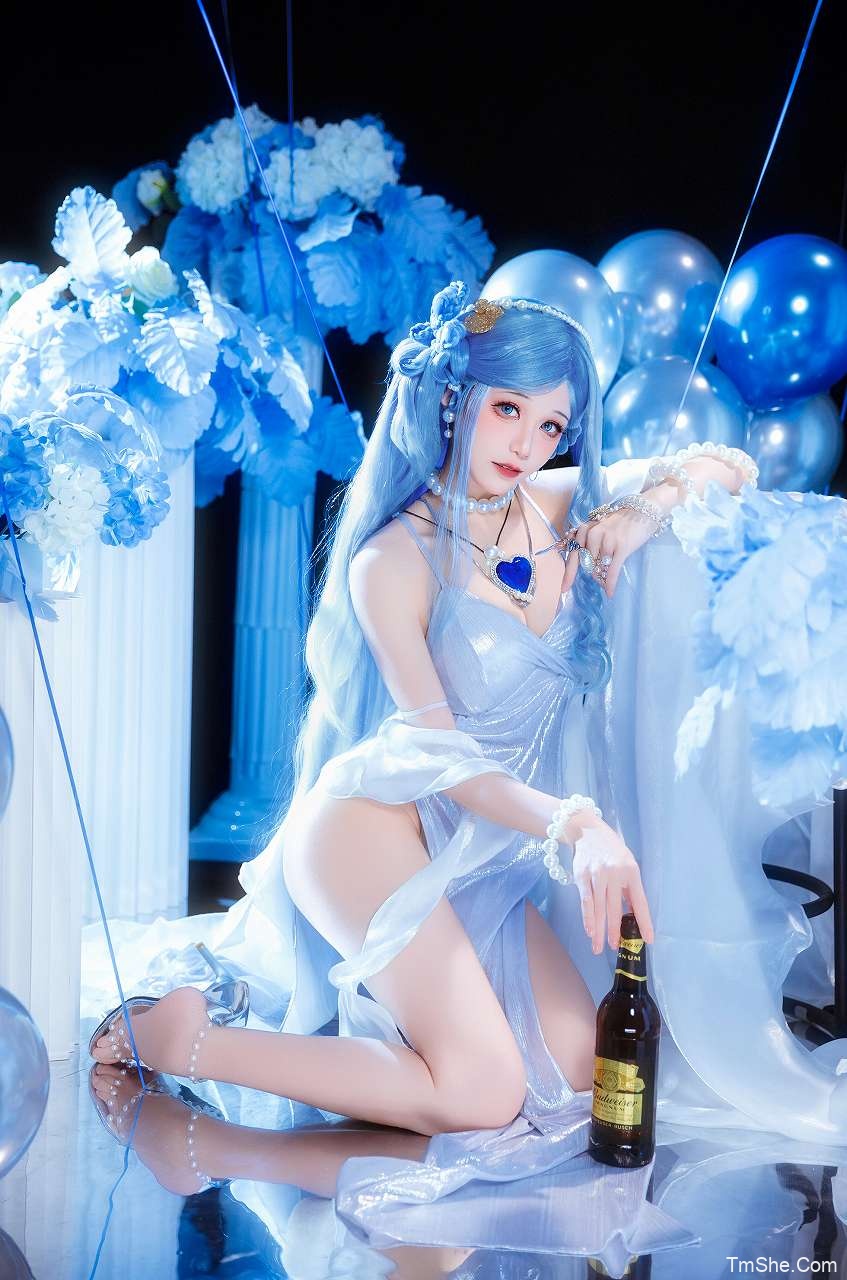 「Tomoyo酱」绘画素材 – 碧蓝航线 香槟礼服(24P/157MB)-猫萌