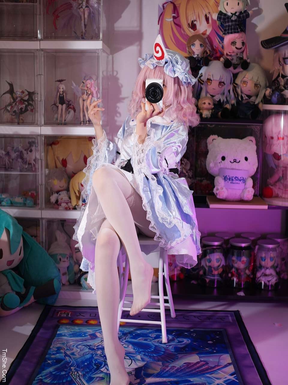 「白栎Shirly」绘画参考 – 西行寺幽幽子(130P/16V/4.77GB)-猫萌