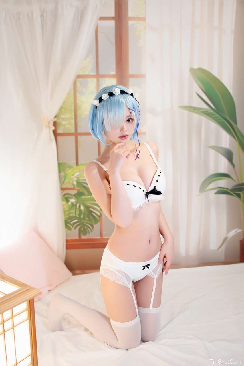 星黛鹿鹿(千反田鹿子)绘画素材 – 蕾姆内衣(41P/325MB)-猫萌