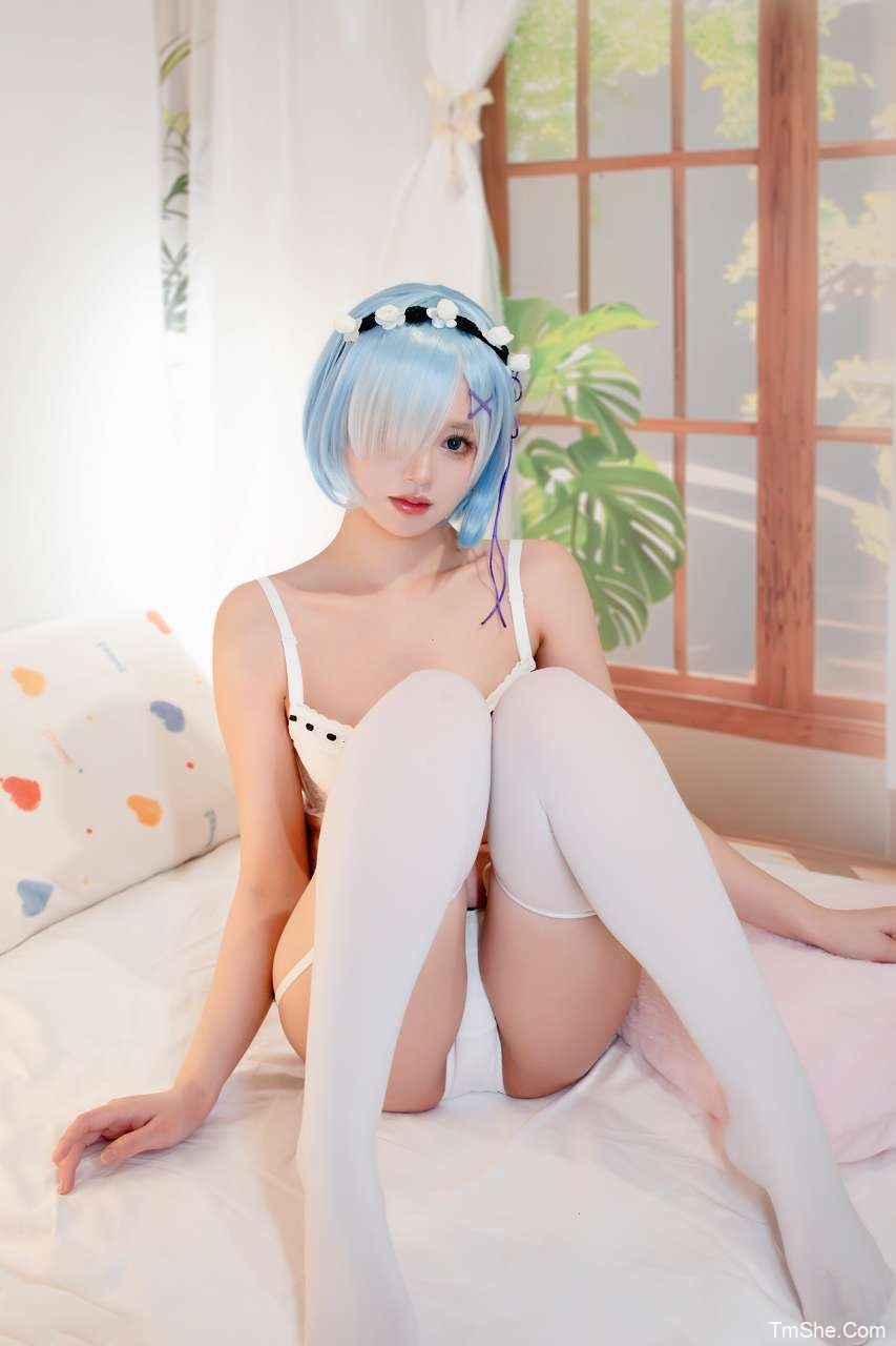 星黛鹿鹿(千反田鹿子)绘画素材 – 蕾姆内衣(41P/325MB)-猫萌