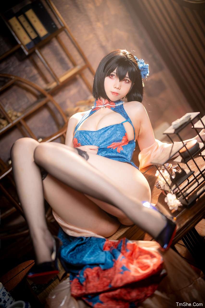 「魅瞳Meroko」绘画参考 – 建武旗袍(61P/658MB)-猫萌