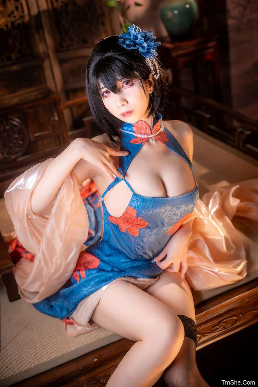「魅瞳Meroko」绘画参考 – 建武旗袍(61P/658MB)-猫萌