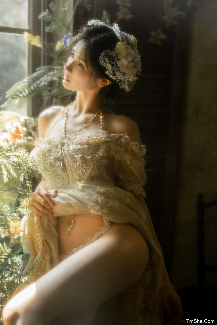 「铁手叫兽」内部会员专属 – 橙子 法式连衣裙(50P/971MB)-猫萌
