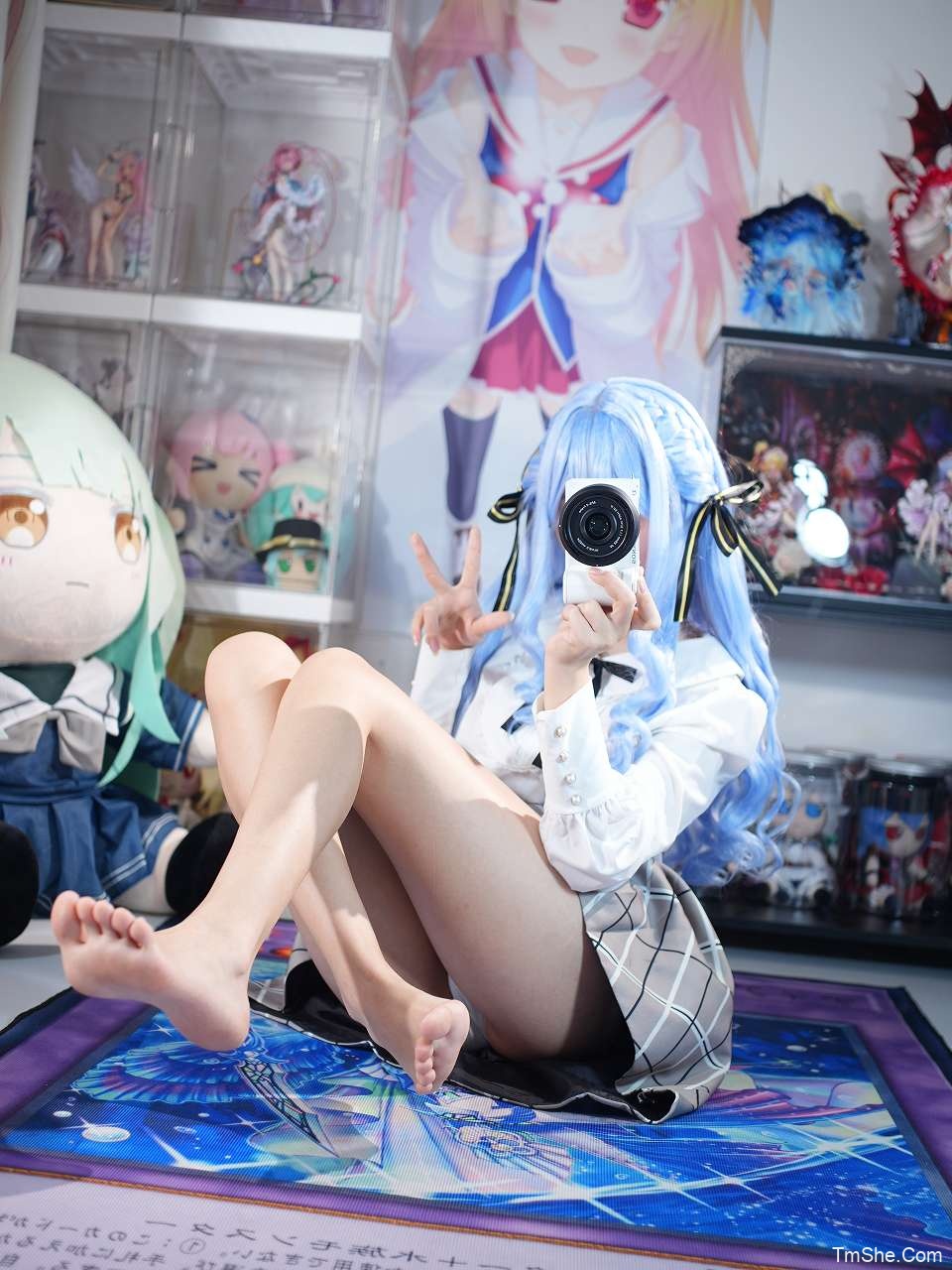 「白栎Shirly」绘画参考 – 祥子常服（新）(130P/21V/5.39GB)-猫萌