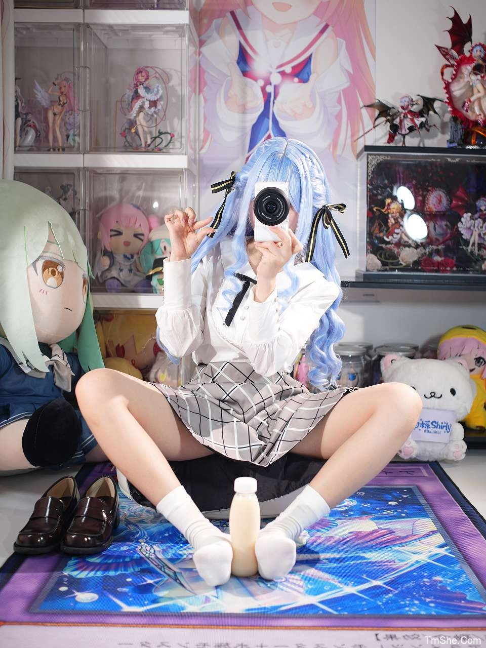 「白栎Shirly」绘画参考 – 祥子常服（新）(130P/21V/5.39GB)-猫萌