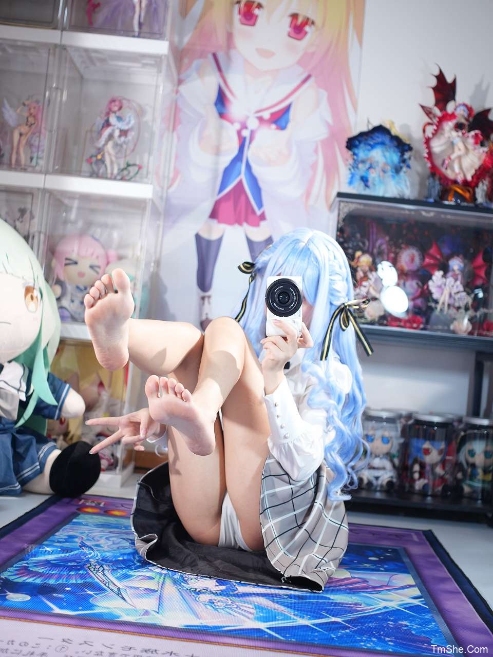 「白栎Shirly」绘画参考 – 祥子常服（新）(130P/21V/5.39GB)-猫萌