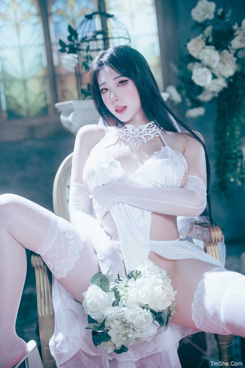 「凌晨Lingchen」摄影作品 – 沐姨的生日婚纱(27P/153MB)-猫萌
