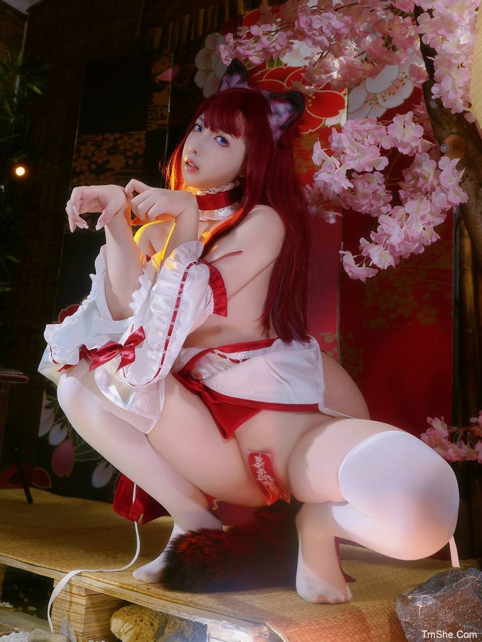 「小和甜酒」电子素材 – 赤狐妖(61P/2V/793MB)-猫萌