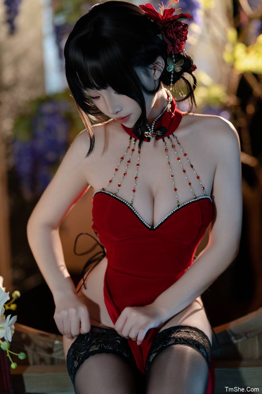 「Bangni邦尼」电子素材 – 元旦旗袍(82P/8V/1.31GB)-猫萌