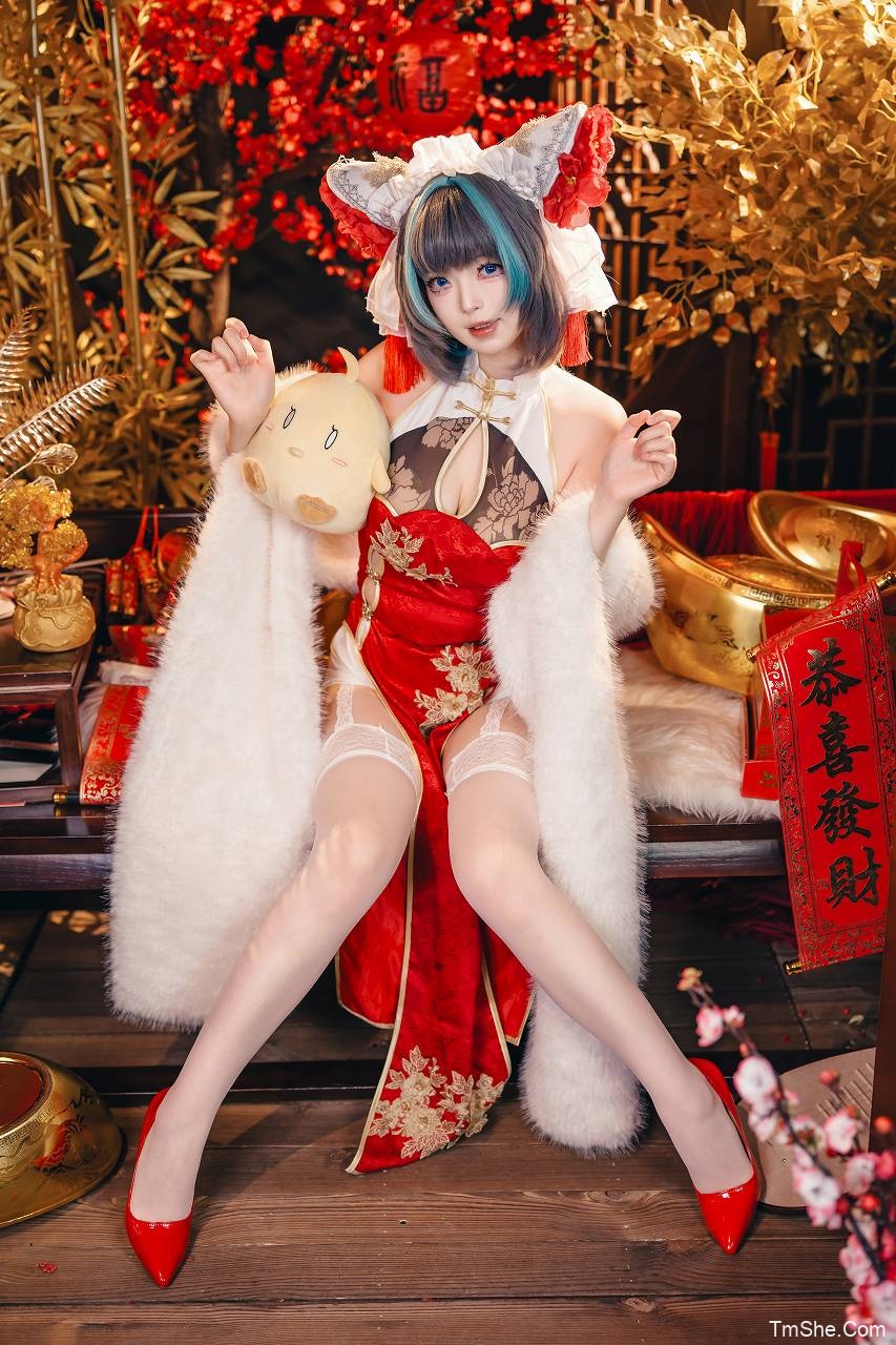 「菠菜花花怪」绘画素材 – 新春妃咲&新春柴郡(42P/309MB)-猫萌