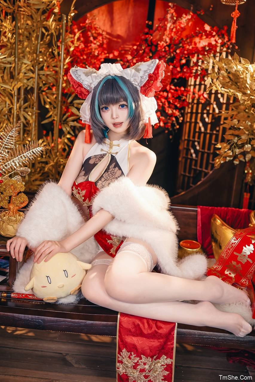「菠菜花花怪」绘画素材 – 新春妃咲&新春柴郡(42P/309MB)-猫萌