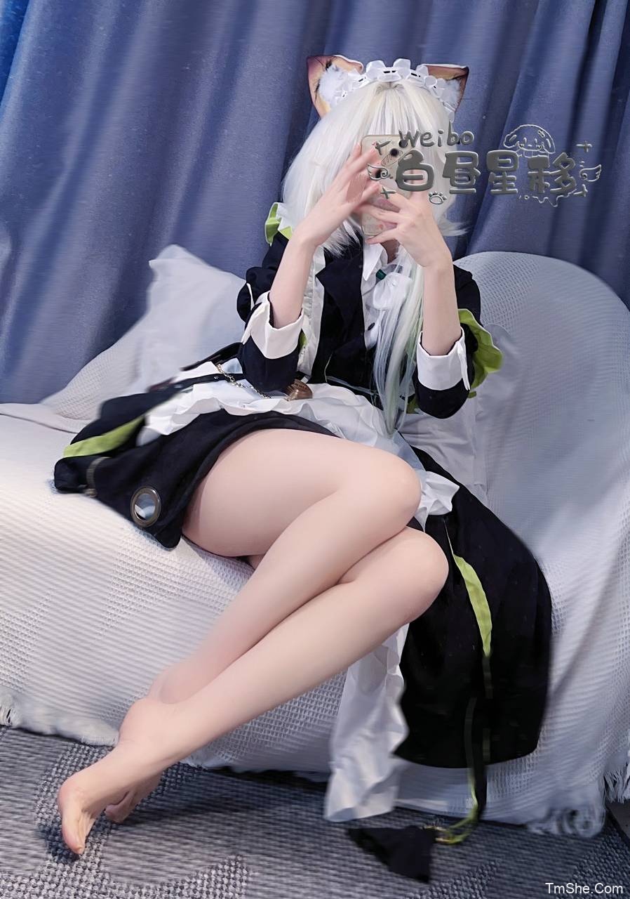 「白昼星移」绘画素材 –  凯尔希女仆(60P/1V/122MB)-猫萌