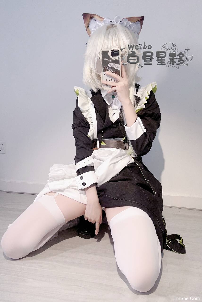 「白昼星移」绘画素材 –  凯尔希女仆(60P/1V/122MB)-猫萌