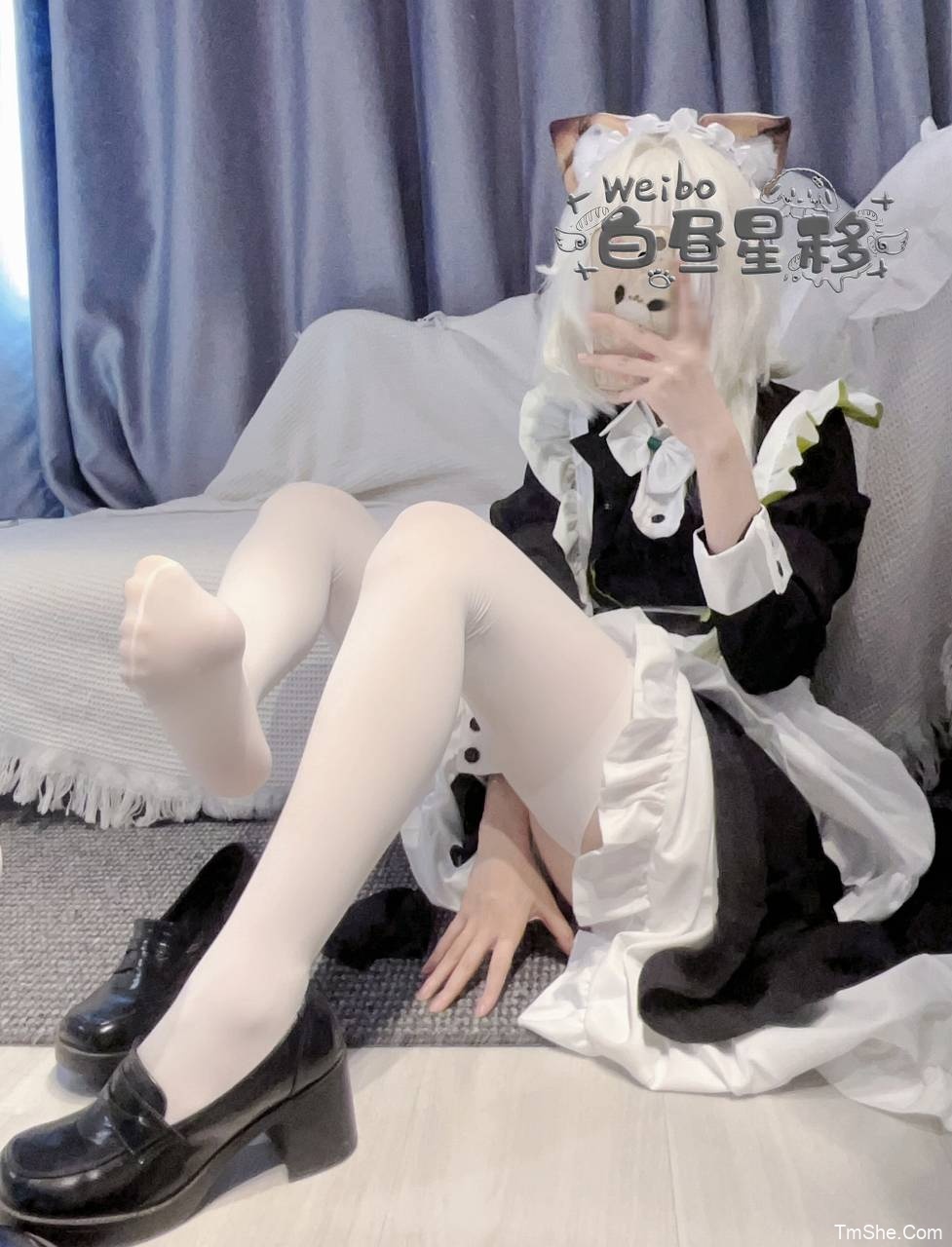 「白昼星移」绘画素材 –  凯尔希女仆(60P/1V/122MB)-猫萌