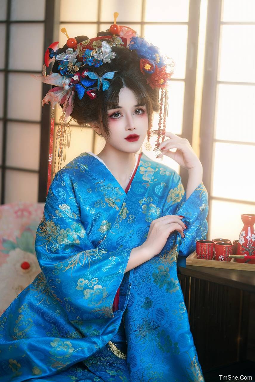 「鹿八岁baby」绘画素材 – 花魁の末路(149P/1V/476MB)-猫萌