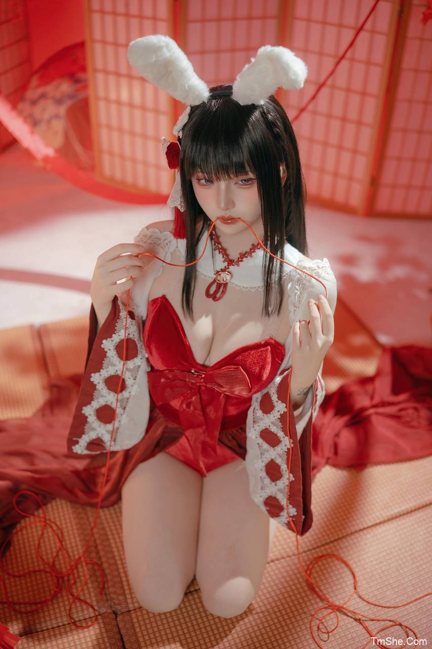 「屿鱼」电子素材 – 大山 祈愿的巫女兔(58P/340MB)-猫萌