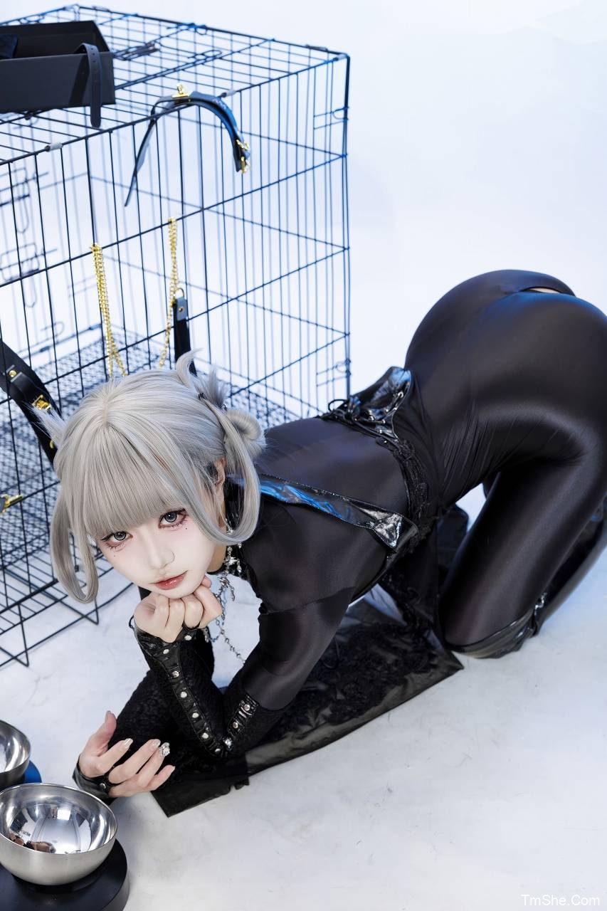 「柒柒要乖哦」绘画素材 – 黑靡烟旗袍(108P/2V/1.87GB)-猫萌