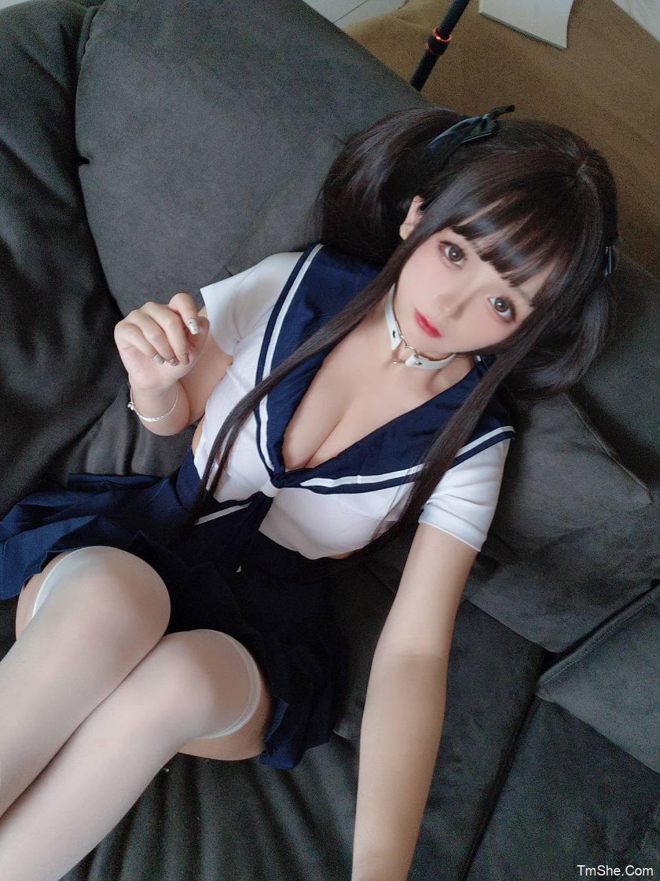 「日奈娇」绘画素材 – 制服学妹自拍(45P/78MB)-猫萌