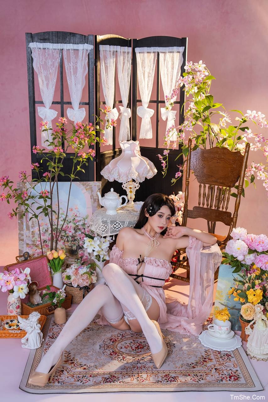 「云溪溪」奈汐酱nice – 粉红茶事(80P/1V/2.83GB)-猫萌