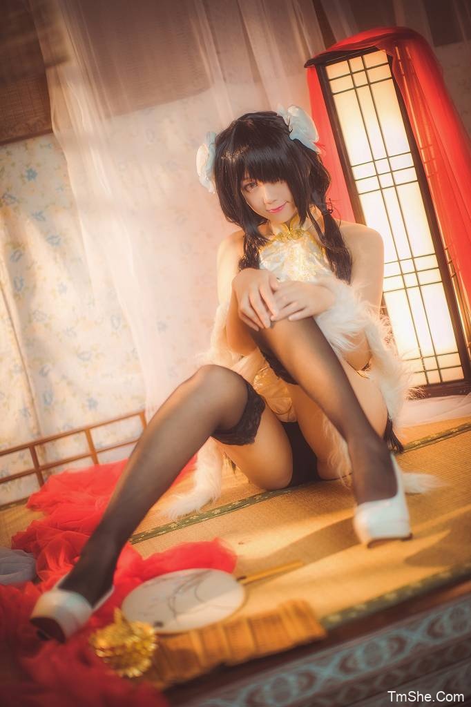 「浅野菌子」电子素材 – 狂三旗袍(31P/315MB)-猫萌