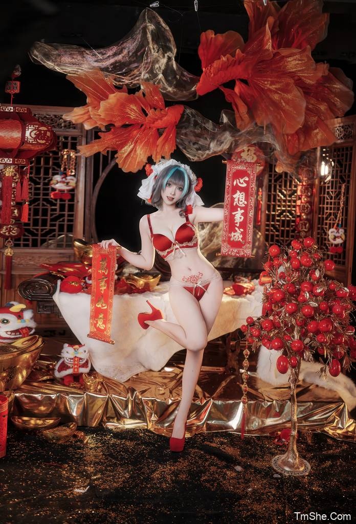 「Bangni邦尼」摄影作品 – 新春柴郡(81P/8V/1.59GB)-猫萌