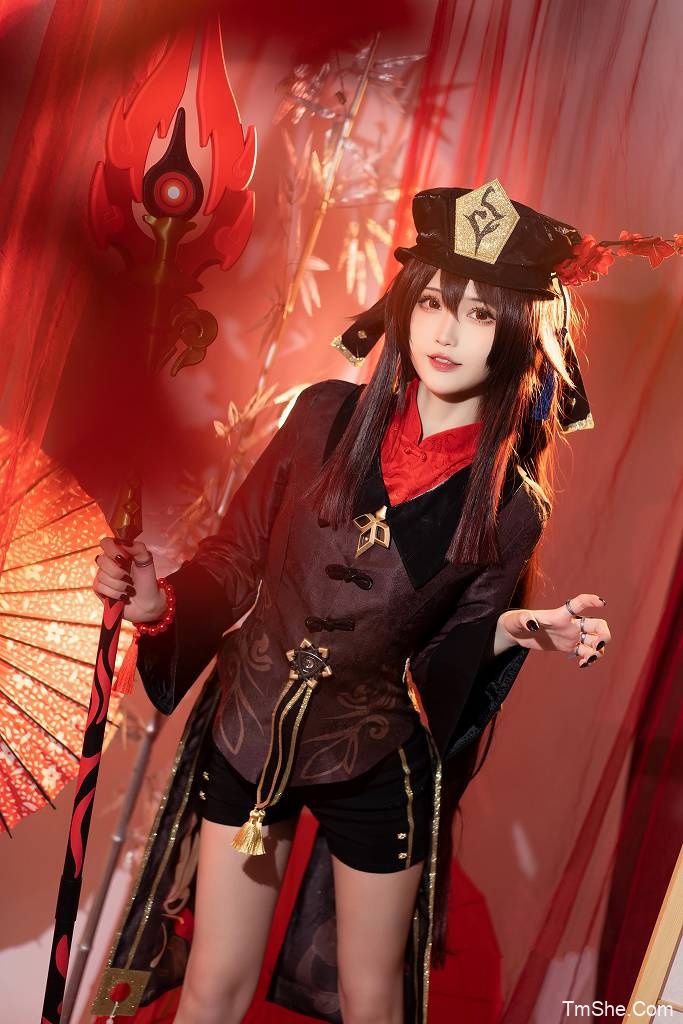 「花兮_honoka」绘画素材 – 原神 胡桃(10P/109MB)-猫萌
