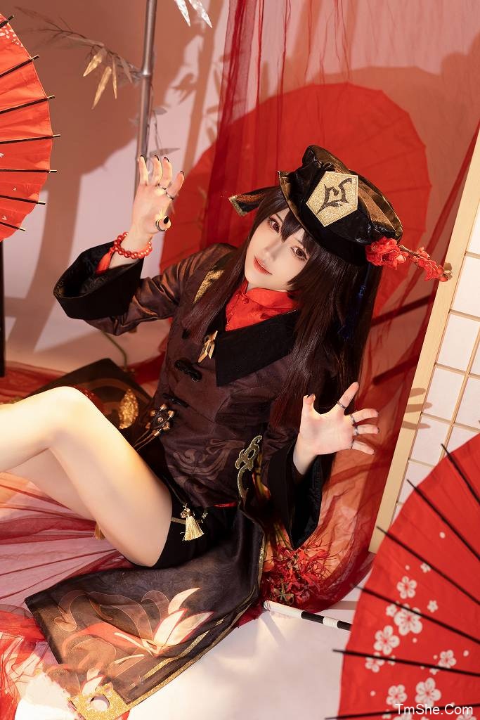 「花兮_honoka」绘画素材 – 原神 胡桃(10P/109MB)-猫萌