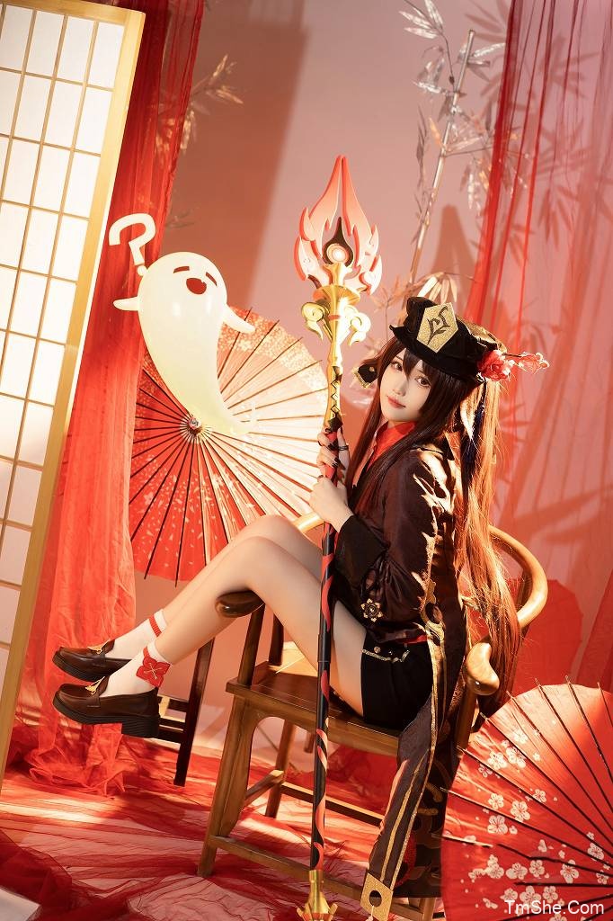「花兮_honoka」绘画素材 – 原神 胡桃(10P/109MB)-猫萌