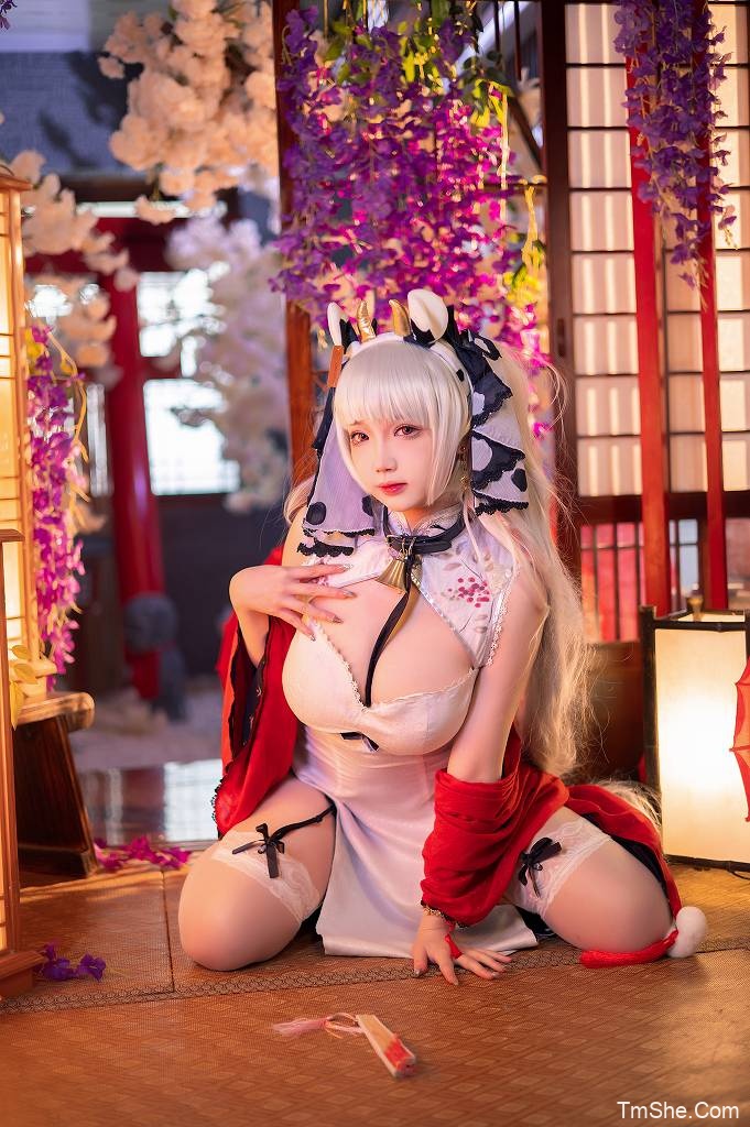 「雪晴Astra」碧蓝航线 – 可畏 牛牛旗袍(86P/9V/3.10GB)-猫萌