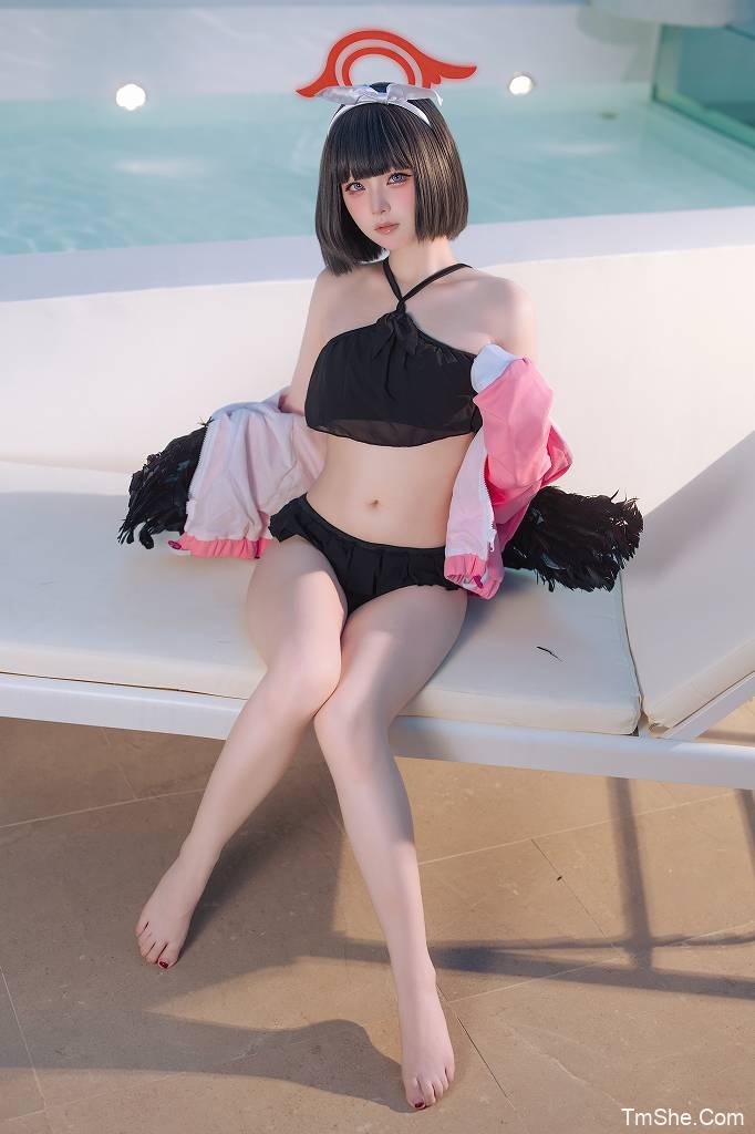 「屿鱼」蔚蓝档案 – 静山真白泳装(30P/219MB)-猫萌