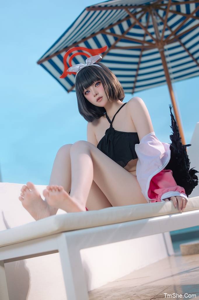 「屿鱼」蔚蓝档案 – 静山真白泳装(30P/219MB)-猫萌