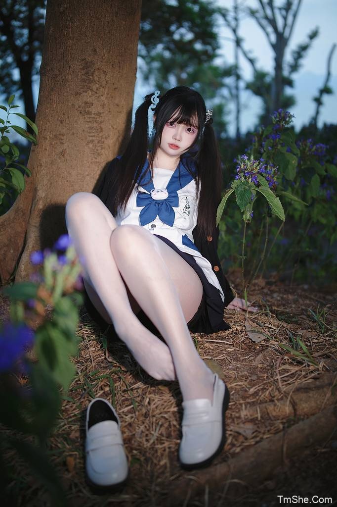 「洛桑w伊梓」电子素材 – 双马尾JK(38P/348MB)-猫萌