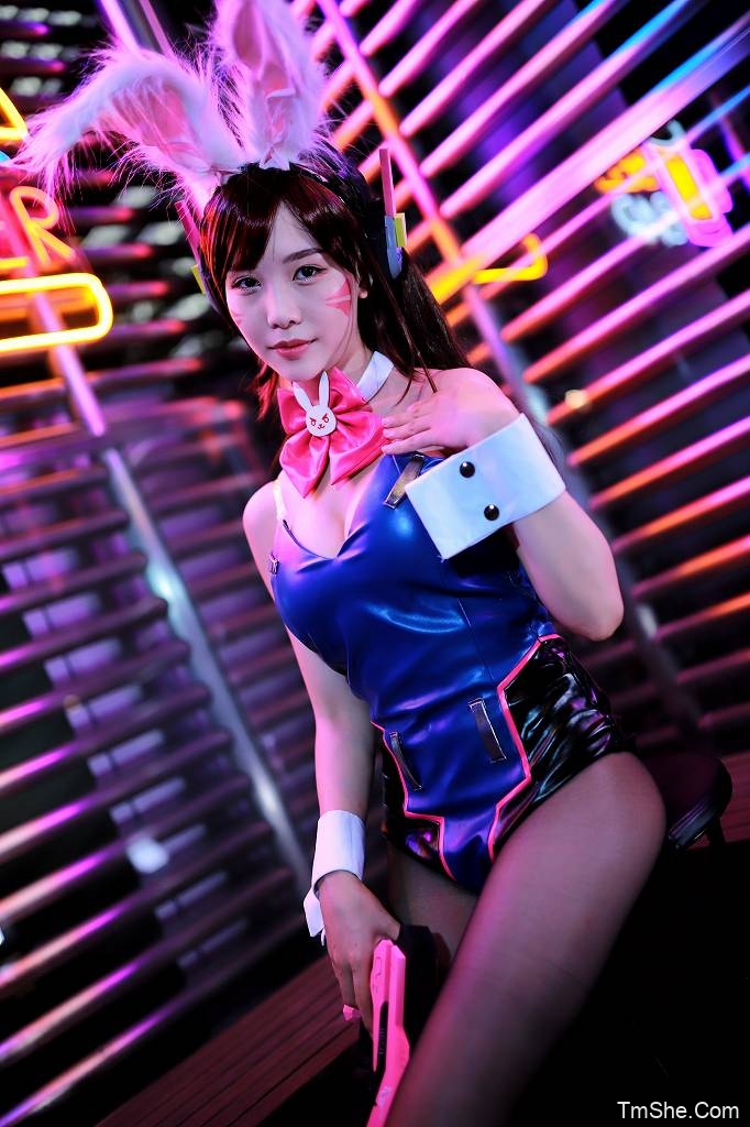 「抖娘-利世」摄影作品 – 守望先锋 DVA(37P/225MB)-猫萌