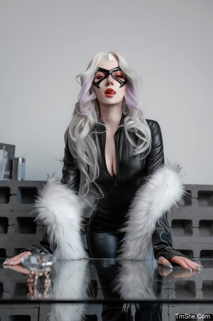 Mik Allen(miakanayuri) – Black Cat(63P/377MB)-猫萌