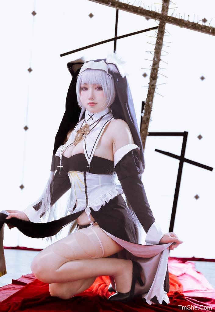 「雇頁頁」绘画素材 – 阿尔维纳 修女ver(24P/50MB)-猫萌