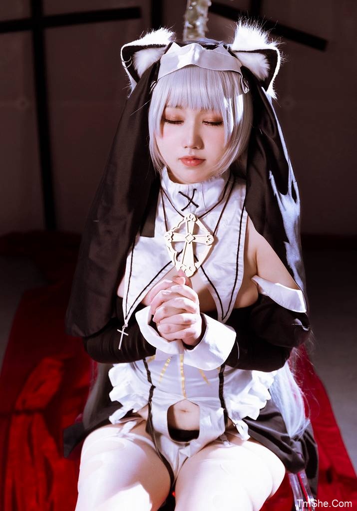 「雇頁頁」绘画素材 – 阿尔维纳 修女ver(24P/50MB)-猫萌