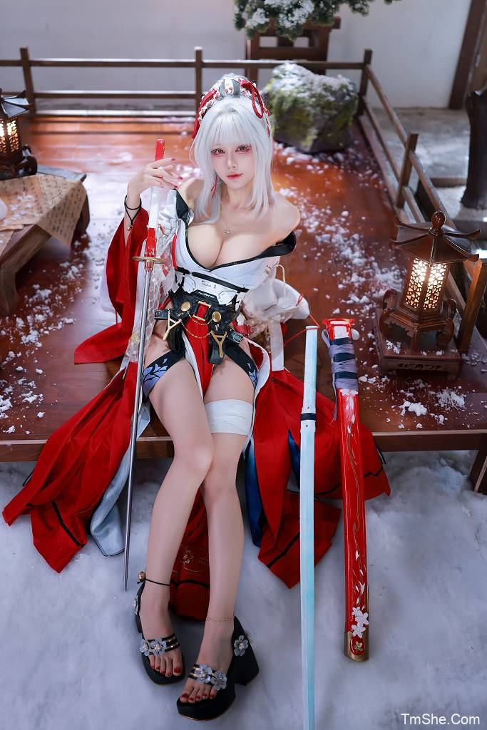 「水淼aqua」绘画素材 – 鸣潮 绯雪(51P/76MB)-猫萌
