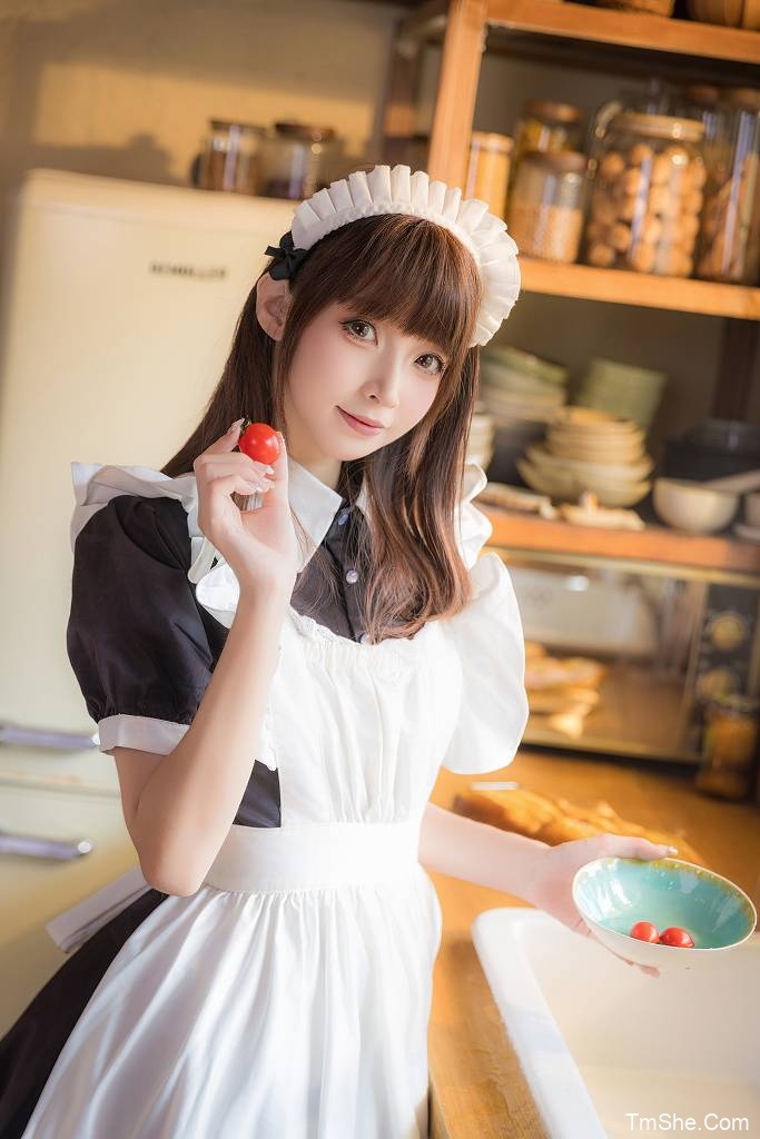 「祖木子」摄影素材 – 黑白女仆(24P/588MB)-猫萌