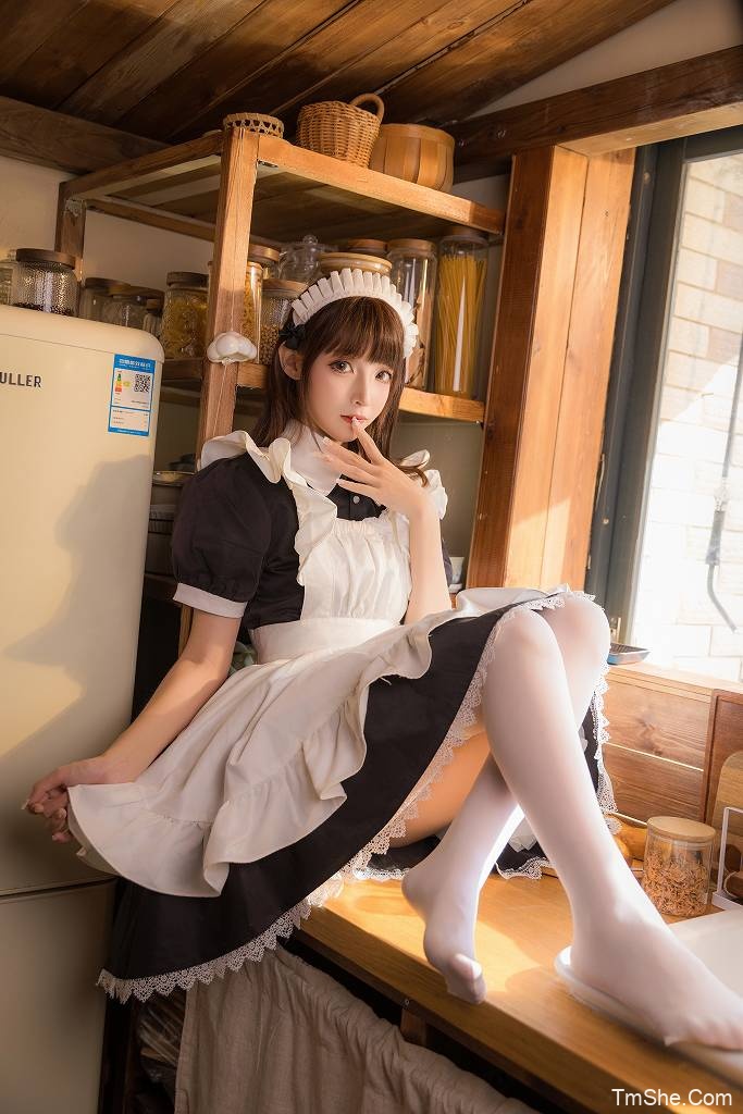 「祖木子」摄影素材 – 黑白女仆(24P/588MB)-猫萌