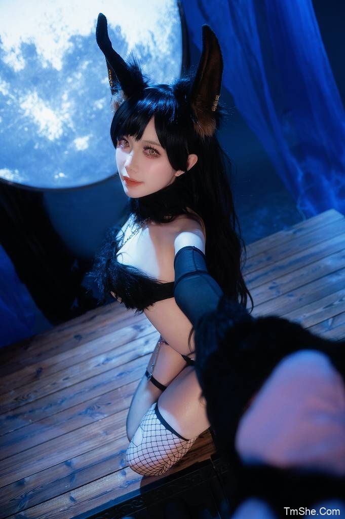 「Shika小鹿鹿」摄影素材 – 爱宕月夜之狼(31P/465MB)-猫萌