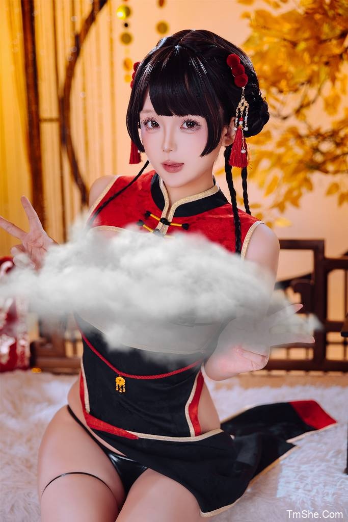 「日奈娇」绘画素材 – 新年限定旗袍(61P/1.01GB)-猫萌